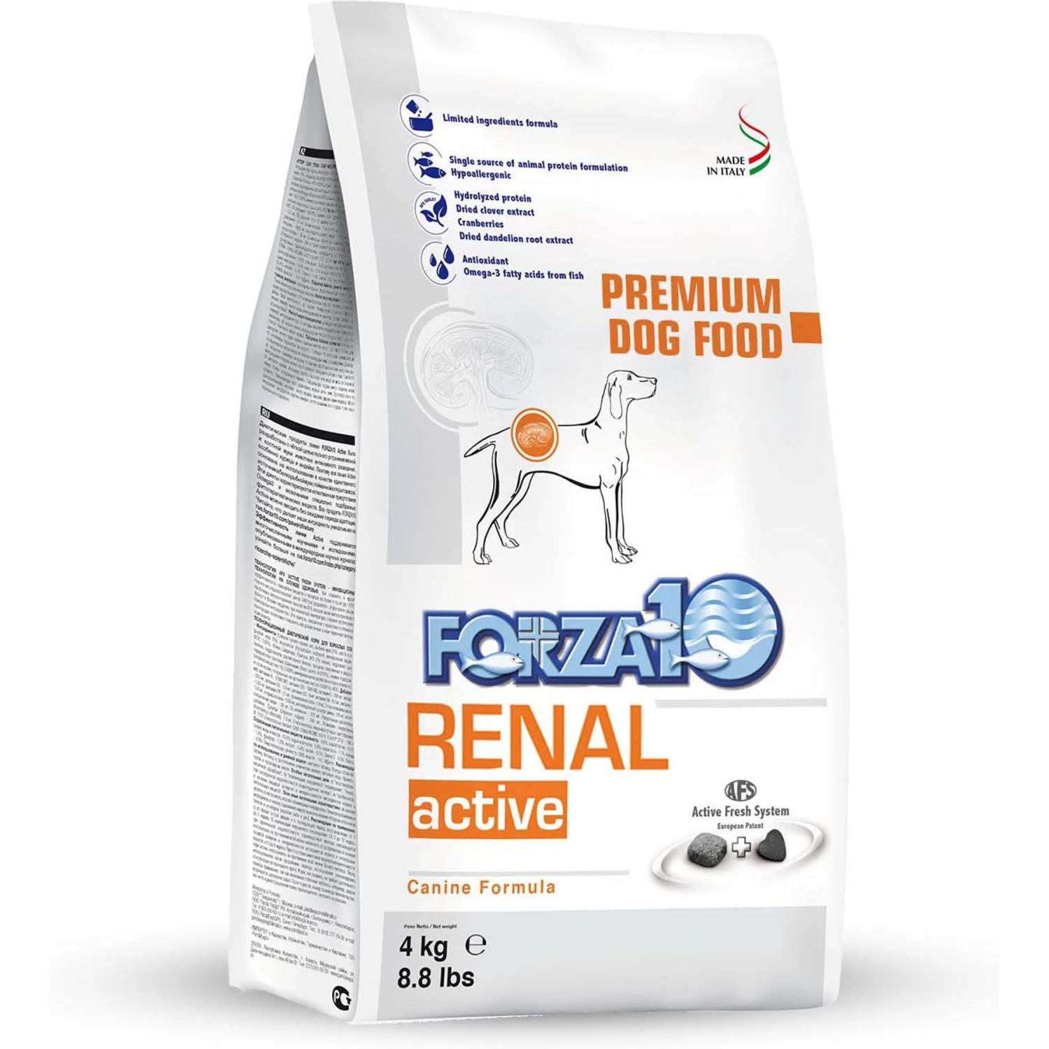 Forza10 Nutraceutic Active Kidney Renal Support Diet Dry Dog Food 1 Forza10 Nutraceutic Active Kidney Renal Support Diet Dry Dog Food