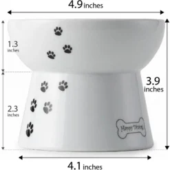 Necoichi Ceramic Elevated Dog Food Bowl, 1.5-cup -ROYAL CANIN Shop 183507 PT5. AC SS1800 V1627495596