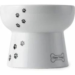 Necoichi Ceramic Elevated Dog Water Bowl, 12-oz -ROYAL CANIN Shop 183509 PT4. AC SS1800 V1627495600