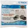 Pet Standard Charcoal Filters For PetMate Replendish, 12 Count