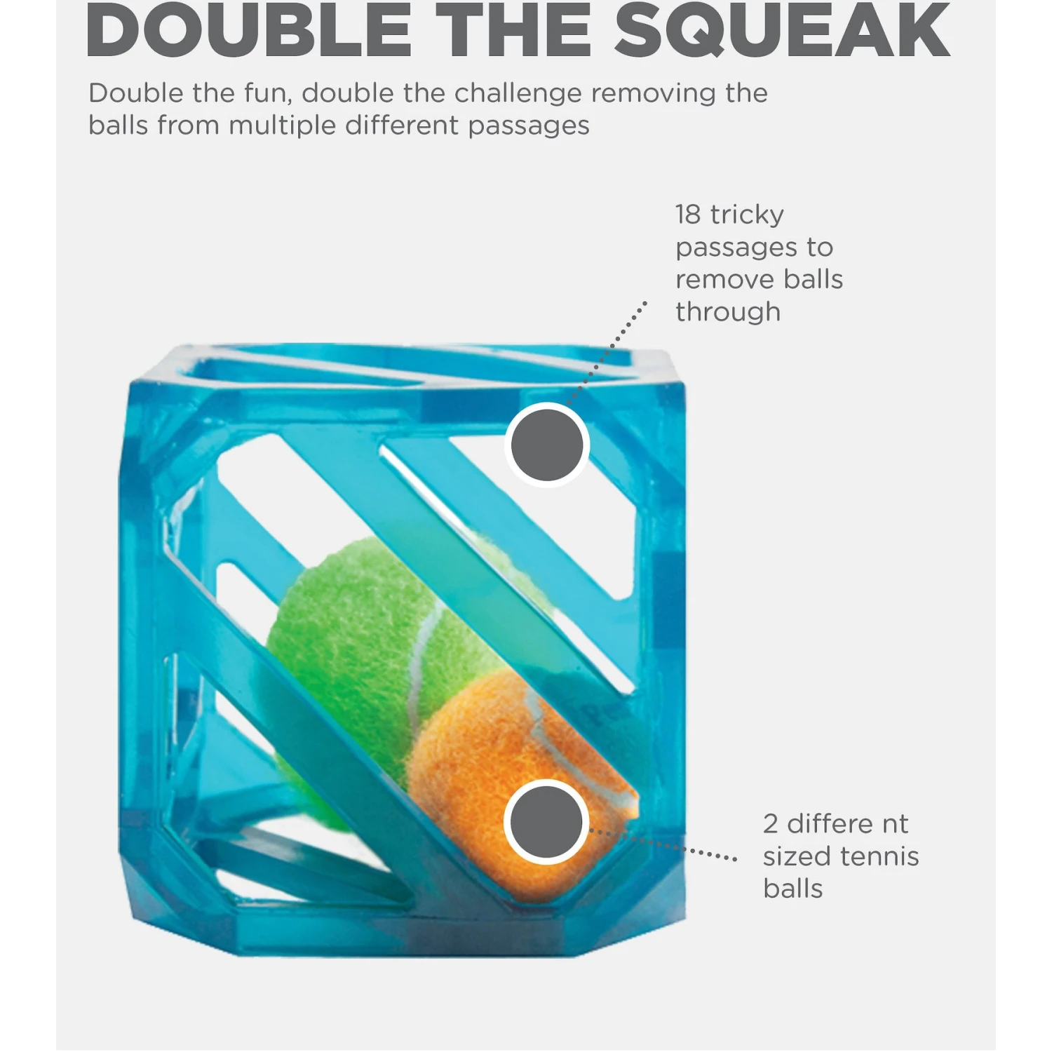 Outward Hound Puzzle Cube Interactive Dog Toy 2 Outward Hound Puzzle Cube Interactive Dog Toy - Image 2