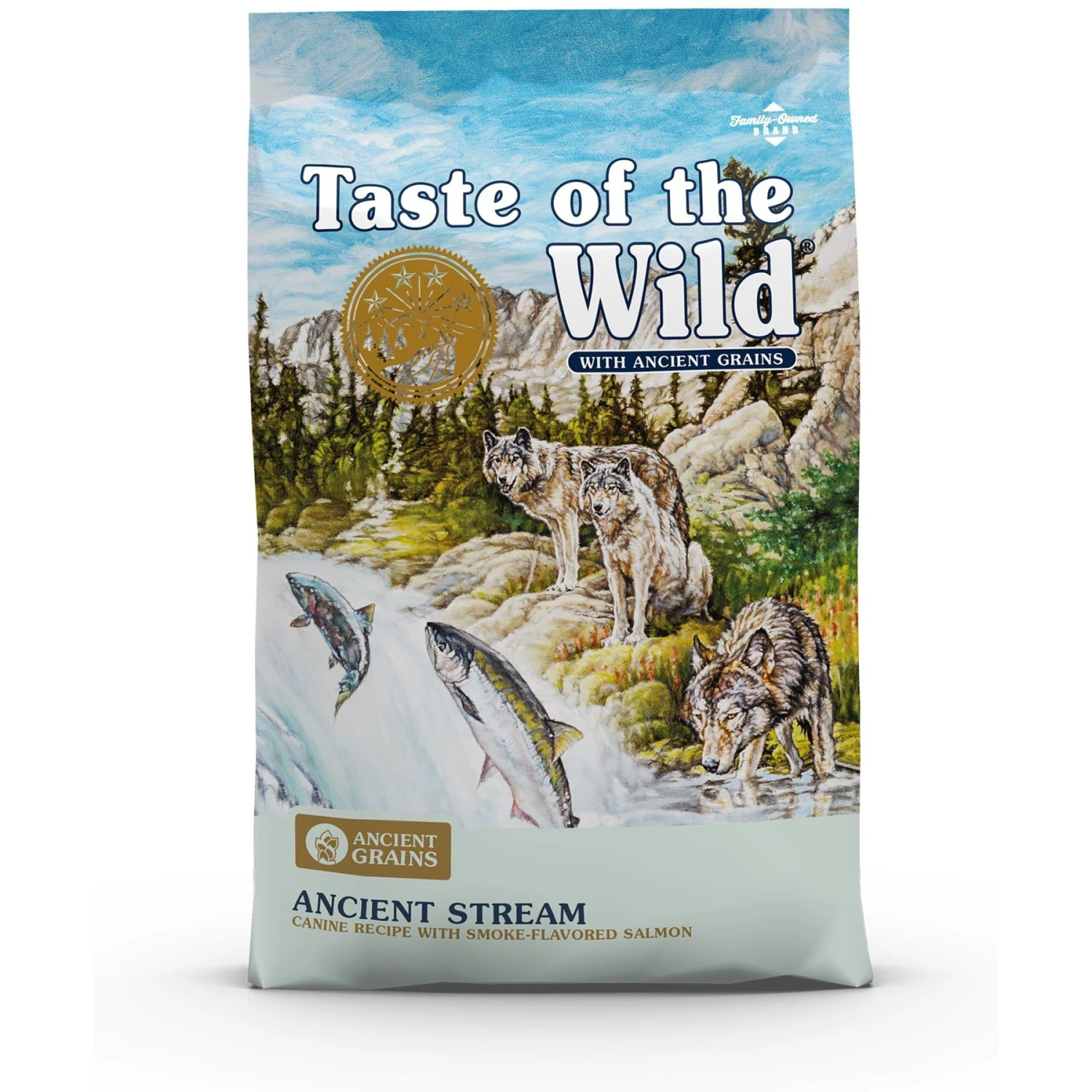 Taste Of The Wild Ancient Stream Smoke-Flavored Salmon With Ancient Grains Dry Dog Food 1 Taste Of The Wild Ancient Stream Smoke-Flavored Salmon With Ancient Grains Dry Dog Food