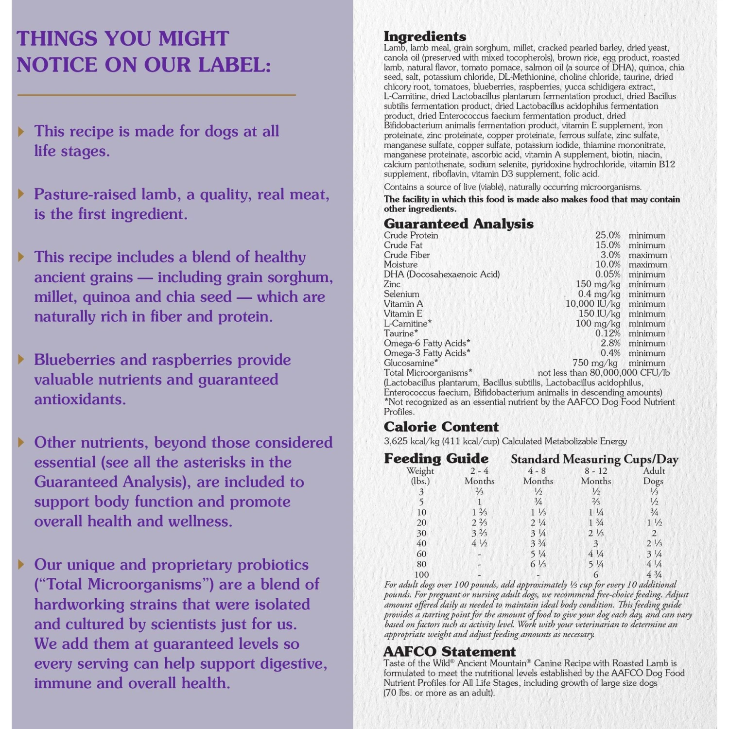 Taste Of The Wild Ancient Mountain With Ancient Grains Dry Dog Food 3 Taste Of The Wild Ancient Mountain With Ancient Grains Dry Dog Food - Image 3