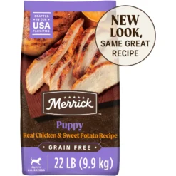 Merrick Grain-Free Dry Puppy Food Real Chicken & Sweet Potato Recipe