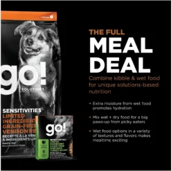 Go! Solutions Sensitivities Limited Ingredient Venison Grain-Free Dry Dog Food -ROYAL CANIN Shop 201993 PT6. AC SS1800 V1638833244