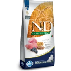 Farmina N&D Ancestral Grain Lamb & Blueberry Recipe Puppy Medium & Maxi Dry Dog Food