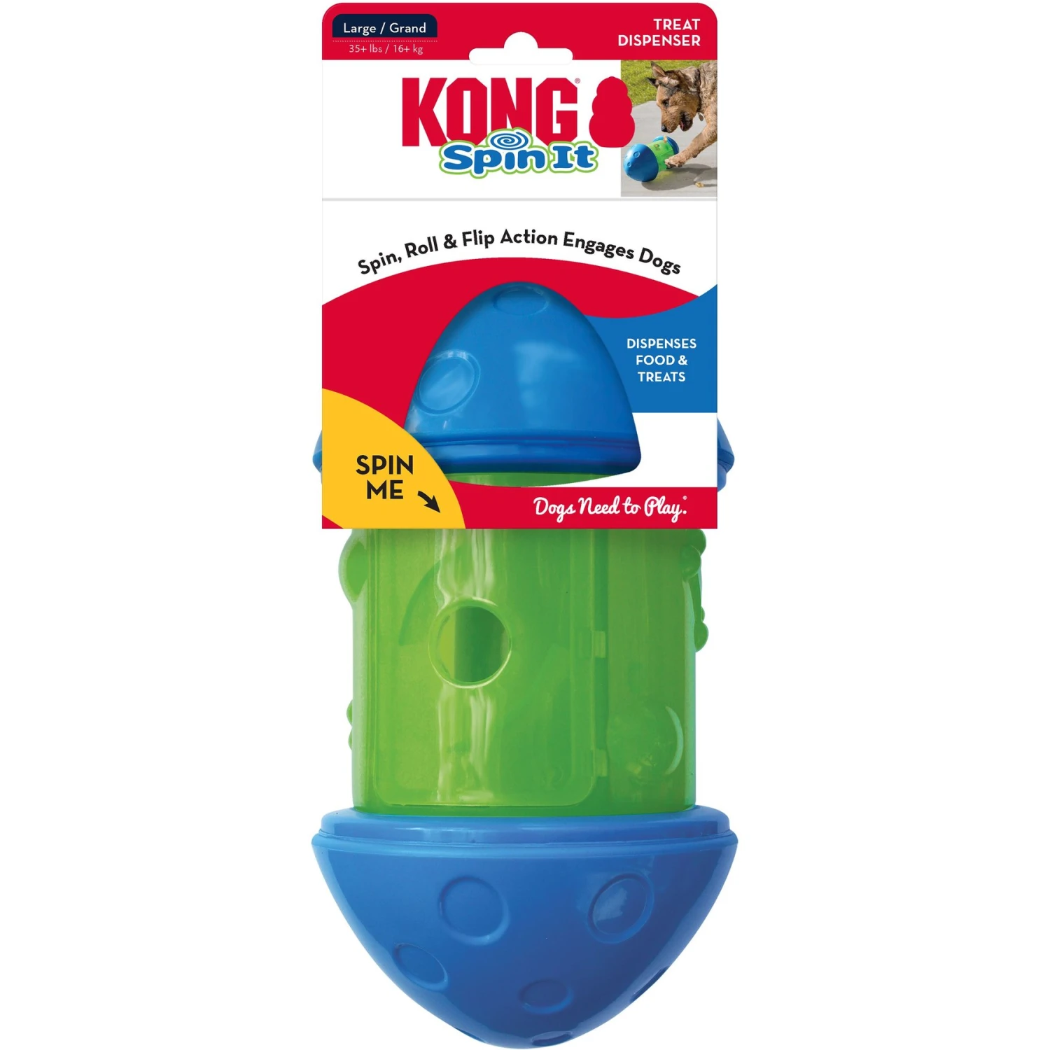 KONG Spin It Dog Toy 4 KONG Spin It Dog Toy - Image 4