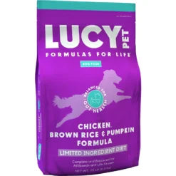 Lucy Pet Products Limited Ingredient Diet Chicken, Brown Rice & Pumpkin Formula Dry Dog Food