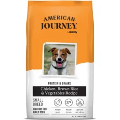 American Journey Protein & Grains Small Breed Chicken, Brown Rice & Vegetables Recipe Adult Dry Dog Food