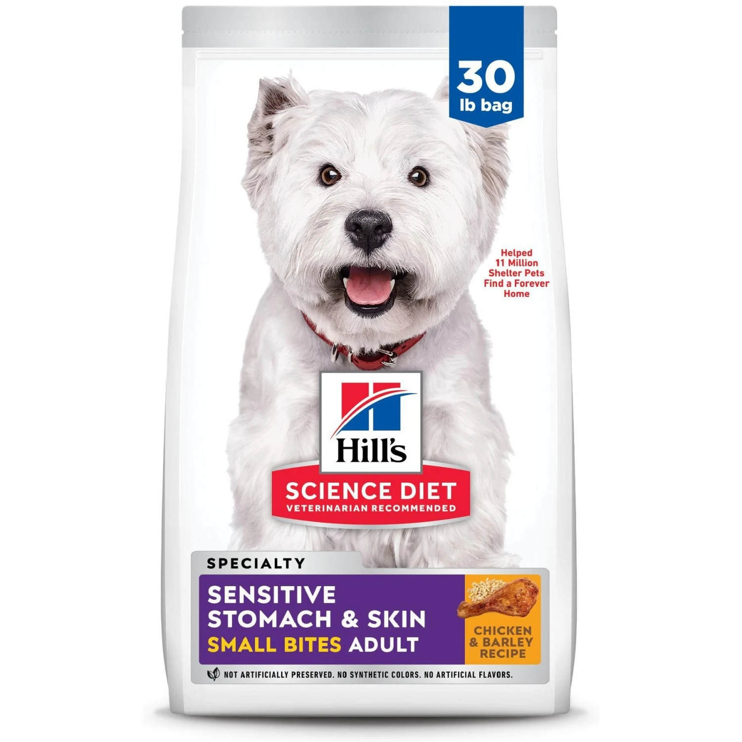 Hill's Science Diet Adult Sensitive Stomach & Sensitive Skin Small Bites Dry Dog Food 1 Hill's Science Diet Adult Sensitive Stomach & Sensitive Skin Small Bites Dry Dog Food