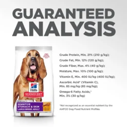 Hill's Science Diet Adult Sensitive Stomach & Skin Large Breed Chicken & Barley Recipe Dry Dog Food -ROYAL CANIN Shop 215266 PT8. AC SS1800 V1635883912