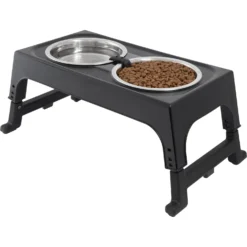 Frisco Stainless Steel Bowls With Adjustable Elevated Holder -ROYAL CANIN Shop 216015 PT2. AC SS1800 V1591020383