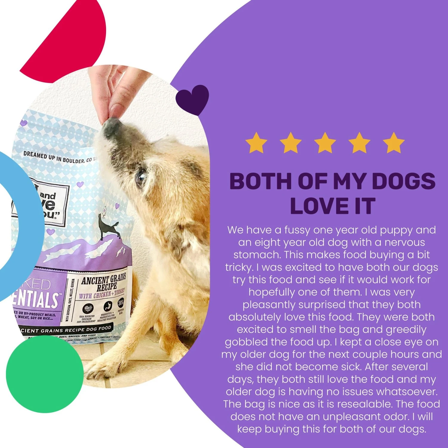 I And Love And You Naked Essentials Ancient Grain Chicken And Turkey Recipe Dry Dog Food 4 I And Love And You Naked Essentials Ancient Grain Chicken And Turkey Recipe Dry Dog Food - Image 4