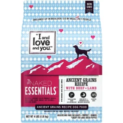 I And Love And You Naked Essentials Ancient Grain Beef And Lamb Recipe Dry Dog Food