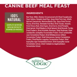 Nature's Logic Canine Beef Meal Feast All Life Stages Dry Dog Food -ROYAL CANIN Shop 217988 PT3. AC SS1800 V1703016739