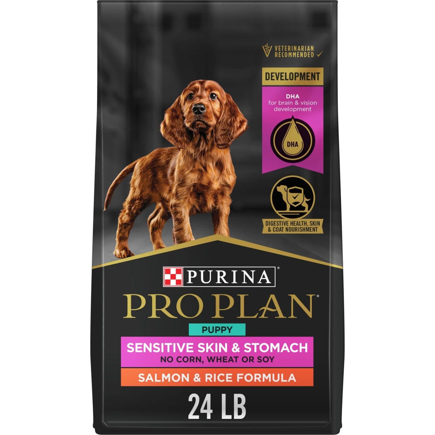 Purina Pro Plan Puppy Sensitive Skin & Stomach Salmon & Rice Dry Dog Food 1 Purina Pro Plan Puppy Sensitive Skin & Stomach Salmon & Rice Dry Dog Food