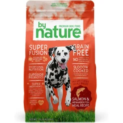 By Nature Pet Foods Grain-Free Salmon & Menhaden Fish Recipe Dry Dog Food
