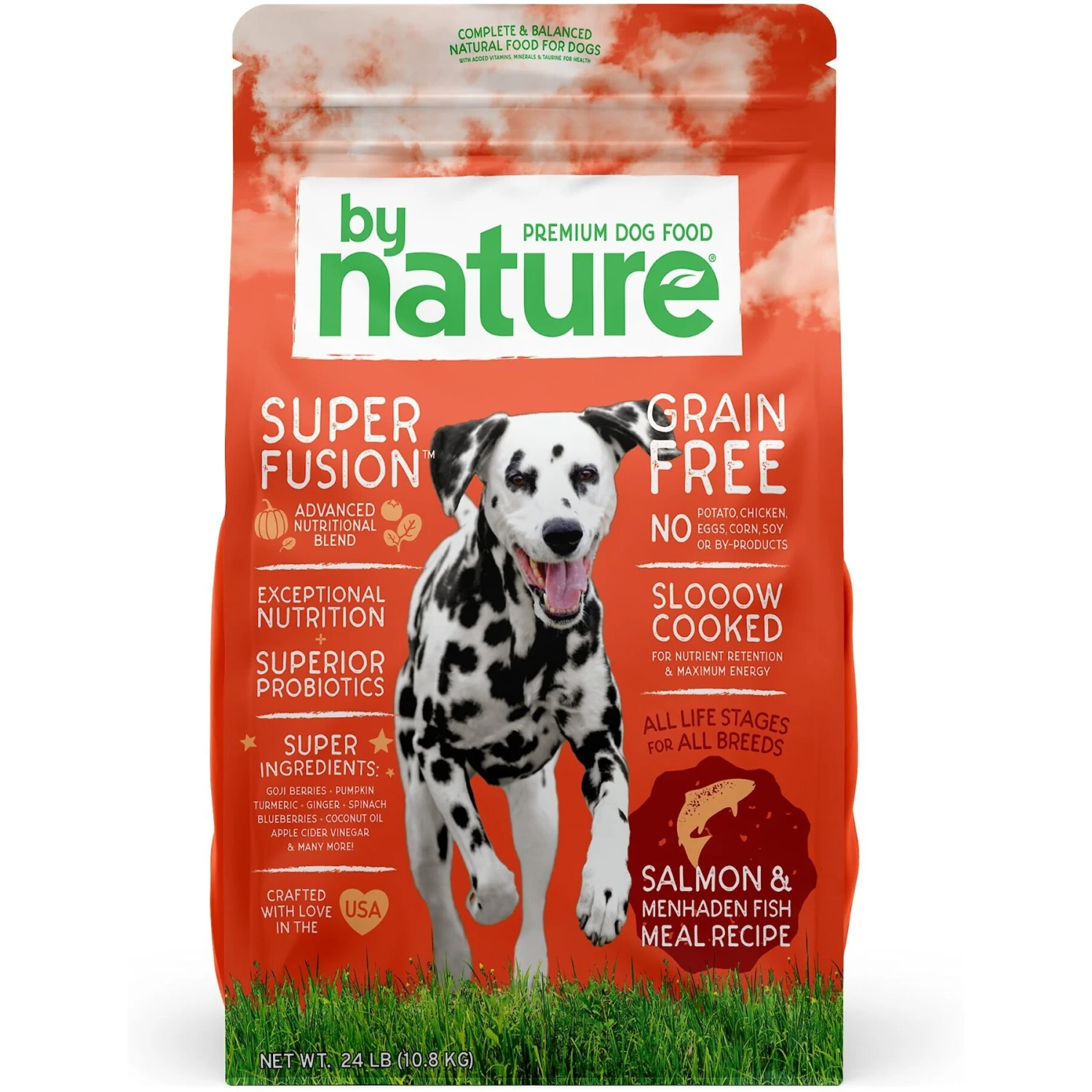 By Nature Pet Foods Grain-Free Salmon & Menhaden Fish Recipe Dry Dog Food 1 By Nature Pet Foods Grain-Free Salmon & Menhaden Fish Recipe Dry Dog Food
