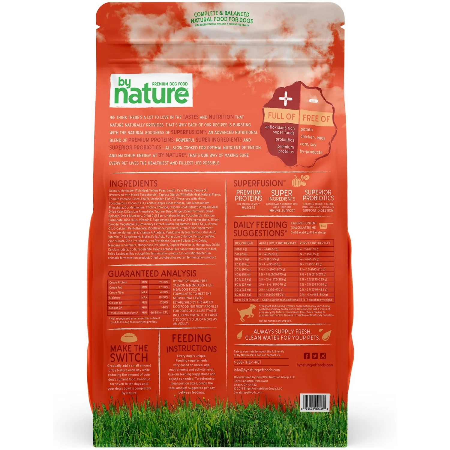 By Nature Pet Foods Grain-Free Salmon & Menhaden Fish Recipe Dry Dog Food 2 By Nature Pet Foods Grain-Free Salmon & Menhaden Fish Recipe Dry Dog Food - Image 2