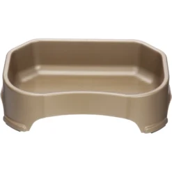 Neater Pets Big Bowl Non-Skid Polypropylene Pet Bowl, Champagne