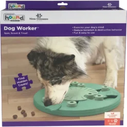 Nina Ottosson By Outward Hound Dog Worker Green Interactive Treat Puzzle Dog Toy -ROYAL CANIN Shop 226722 PT6. AC SS1800 V1694439629