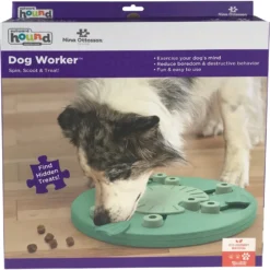 Nina Ottosson By Outward Hound Dog Worker Green Interactive Treat Puzzle Dog Toy -ROYAL CANIN Shop 226722 PT7. AC SS1800 V1636517183