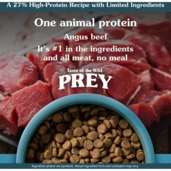 Taste Of The Wild PREY Angus Beef Recipe Limited Ingredient Recipe Dry Dog Food -ROYAL CANIN Shop 229937 PT3. AC SS1800 V1641252997