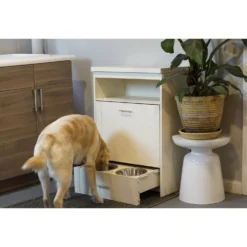 New Age Pet Dog Food Pantry W/ Double Bowl -ROYAL CANIN Shop 229987 PT8. AC SS1800 V1586882888