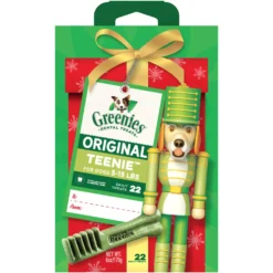Greenies Original Teenie Holiday Dental Dog Treats, 22 Count