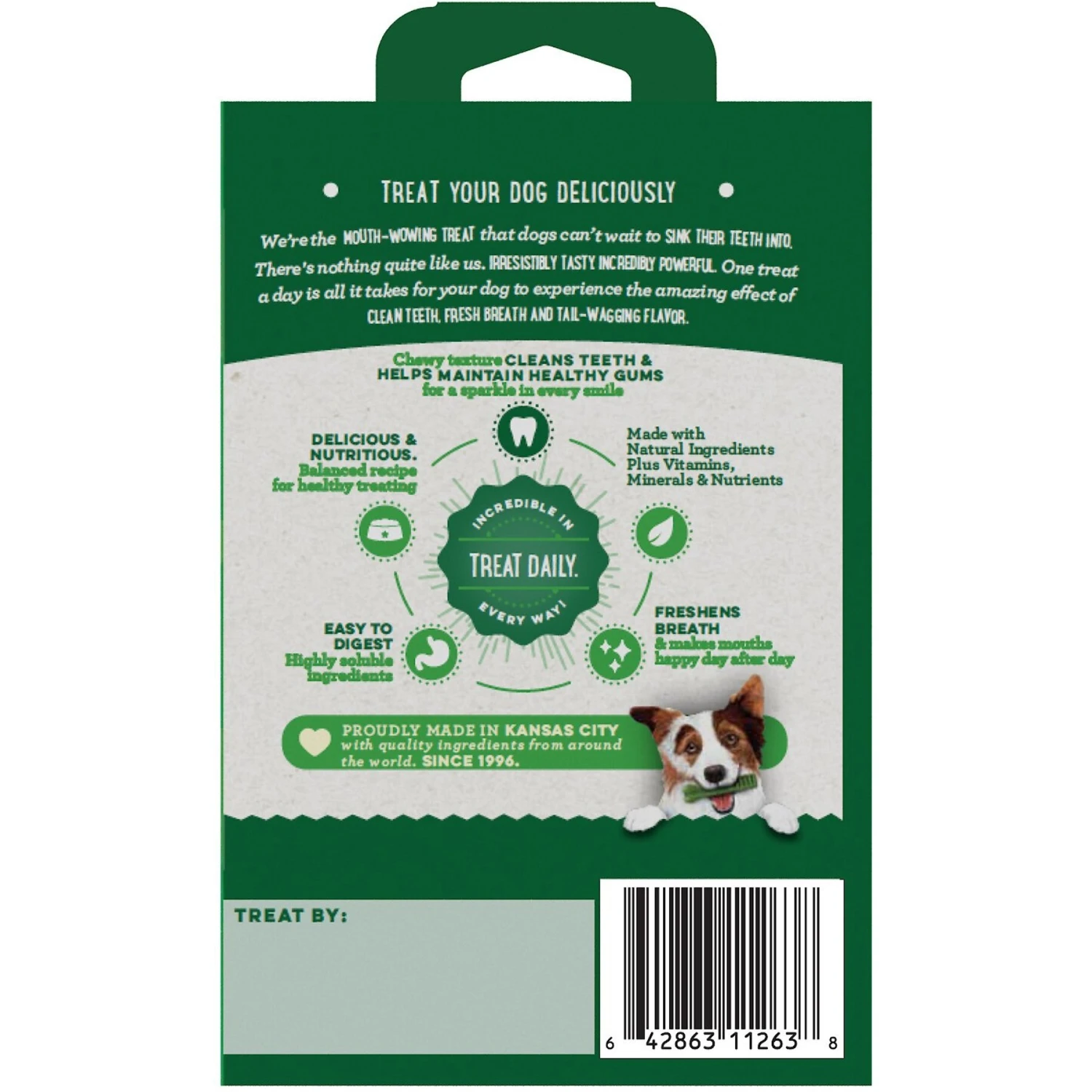 Greenies Original Regular Holiday Dental Dog Treats, 6 Count 2 Greenies Original Regular Holiday Dental Dog Treats, 6 Count - Image 2
