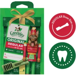 Greenies Original Regular Holiday Dental Dog Treats, 6 Count 11 Greenies Original Regular Holiday Dental Dog Treats, 6 Count -ROYAL CANIN Shop 231258 PT2. AC SS1800 V1593791177