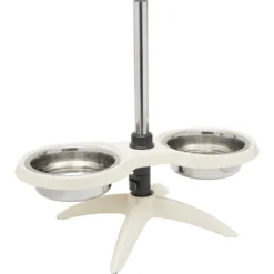 Frisco Adjustable Stainless Steel Double Elevated Dog Bowls -ROYAL CANIN Shop 232097 PT2. AC SS1800 V1605110599