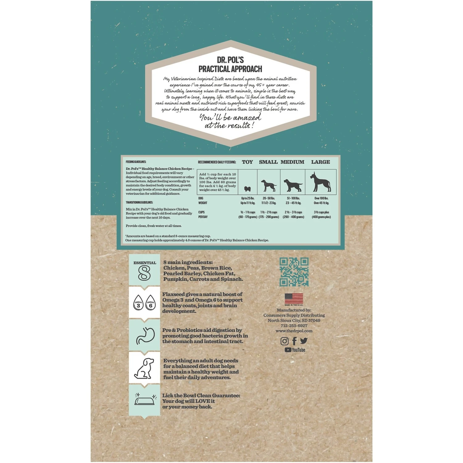 Dr. Pol Healthy Balance Chicken Recipe Dry Dog Food 3 Dr. Pol Healthy Balance Chicken Recipe Dry Dog Food - Image 3