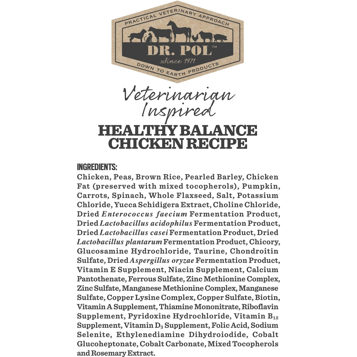 Dr. Pol Healthy Balance Chicken Recipe Dry Dog Food 6 Dr. Pol Healthy Balance Chicken Recipe Dry Dog Food - Image 6