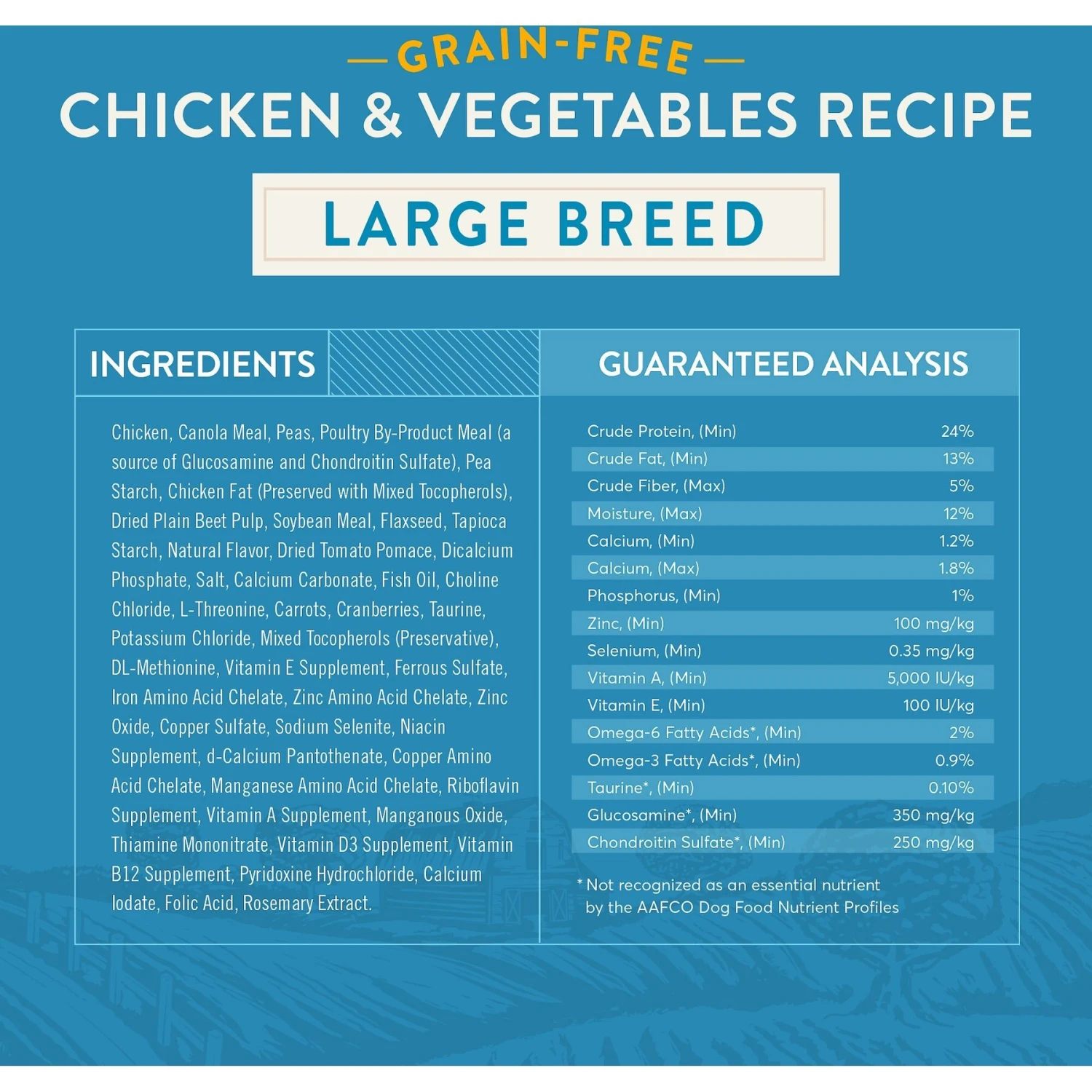 True Acre Foods Large Breed Chicken & Vegetables Recipes Grain-Free Dry Dog Food 6 True Acre Foods Large Breed Chicken & Vegetables Recipes Grain-Free Dry Dog Food - Image 6