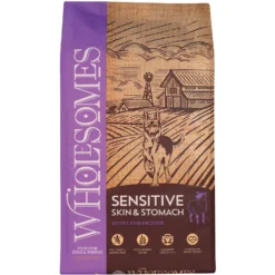 Wholesomes Sensitive Skin & Stomach With Lamb Protein Dry Dog Food, 30-lb Bag