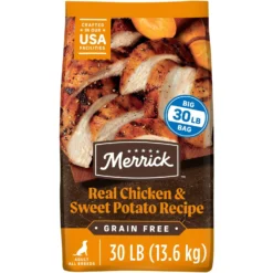 Merrick Real Chicken + Sweet Potato Recipe Grain-Free Adult Dry Dog Food