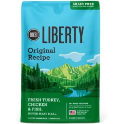 BIXBI Liberty Original Recipe Fresh Turkey, Chicken & Fish Grain-Free Dry Dog Food