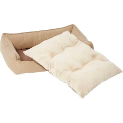Frisco Faux Felt Flange Edge Bolster Cat & Dog Bed -ROYAL CANIN Shop 255166 PT2. AC SS1800 V1616011910