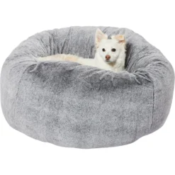 Frisco Plush Pouf Pillow Cat & Dog Bed -ROYAL CANIN Shop 255195 PT2. AC SS1800 V1616076741