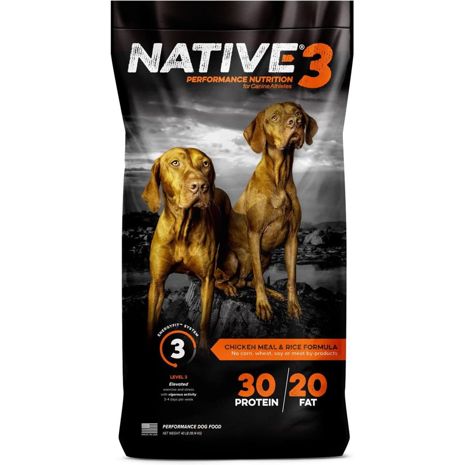 Blue Seal Native Level 3 Dry Dog Food, 40-lb Bag 1 Blue Seal Native Level 3 Dry Dog Food, 40-lb Bag