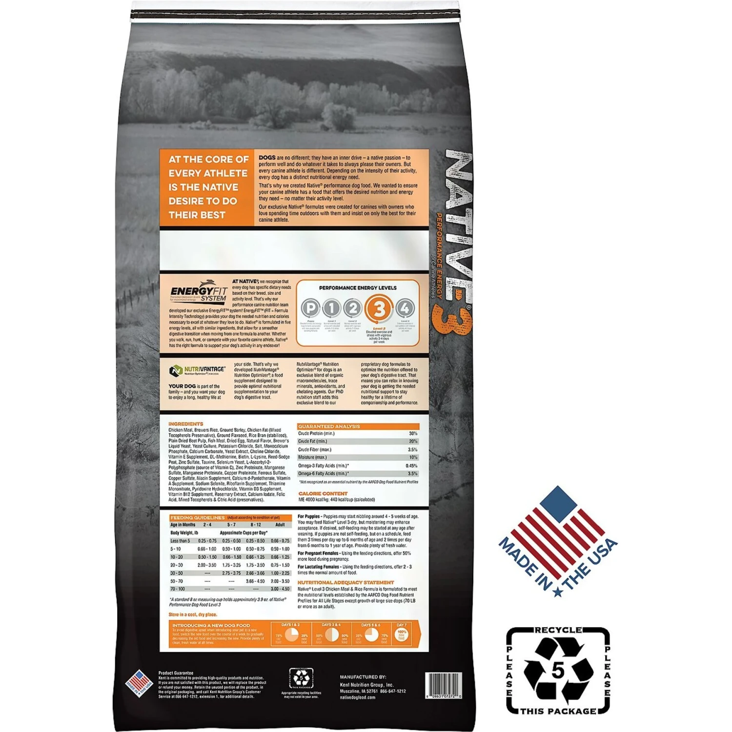Blue Seal Native Level 3 Dry Dog Food, 40-lb Bag 2 Blue Seal Native Level 3 Dry Dog Food, 40-lb Bag - Image 2