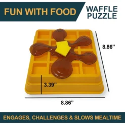 OurPets Waffle Squeaky Treat Dispensing Puzzle Dog & Cat Toy -ROYAL CANIN Shop 258949 PT2. AC SS1800 V1637362944