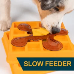 OurPets Waffle Squeaky Treat Dispensing Puzzle Dog & Cat Toy -ROYAL CANIN Shop 258949 PT4. AC SS1800 V1605915728