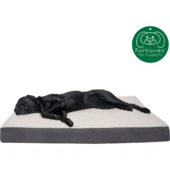 FurHaven Faux Sheepskin & Suede Cooling Gel Cat & Dog Bed With Removable Cover -ROYAL CANIN Shop 261665 PT3. AC SS1800 V1605657409