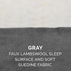 FurHaven Faux Sheepskin & Suede Cooling Gel Cat & Dog Bed With Removable Cover -ROYAL CANIN Shop 261665 PT8. AC SS1800 V1605667015