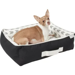 Frisco Indoor/Outdoor Modern Cuddler Bolster Cat & Dog Bed -ROYAL CANIN Shop 262146 PT2. AC SS1800 V1619536116