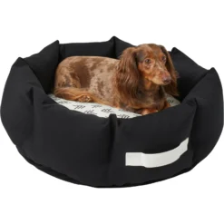 Frisco Indoor/Outdoor Deep Dish Cuddler Bolster Cat & Dog Bed -ROYAL CANIN Shop 262150 PT2. AC SS1800 V1619535441