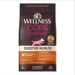 Wellness CORE Digestive Health Wholesome Grains Chicken & Brown Rice Recipe Small Breed Dry Dog Food
