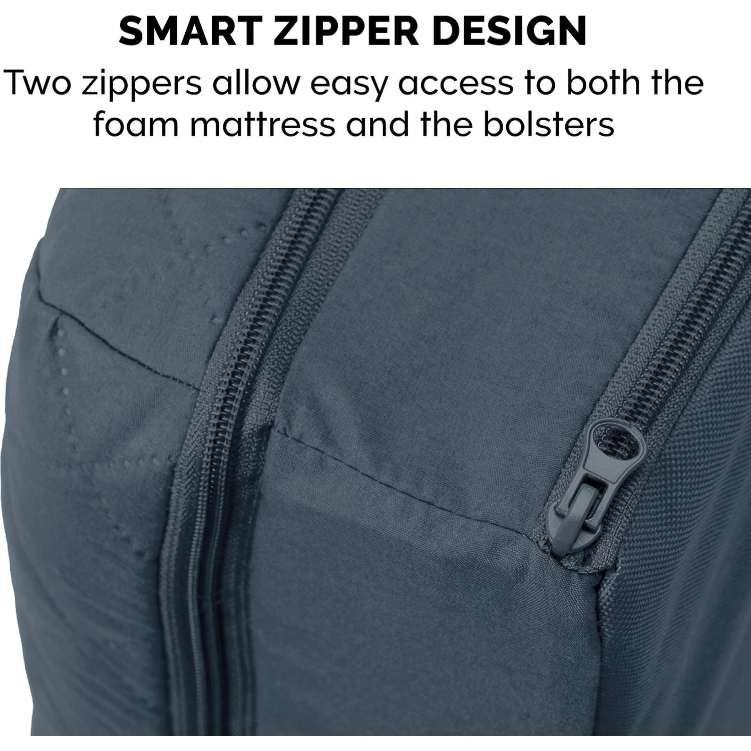 FurHaven Quilted Bolster Cat & Dog Bed With Removable Cover 6 FurHaven Quilted Bolster Cat & Dog Bed With Removable Cover - Image 6